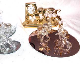 Elephant glass crystal