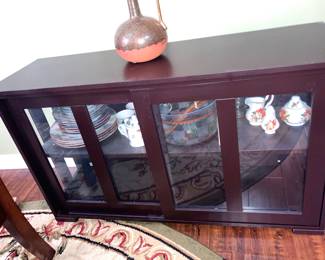Glass front cabinet
