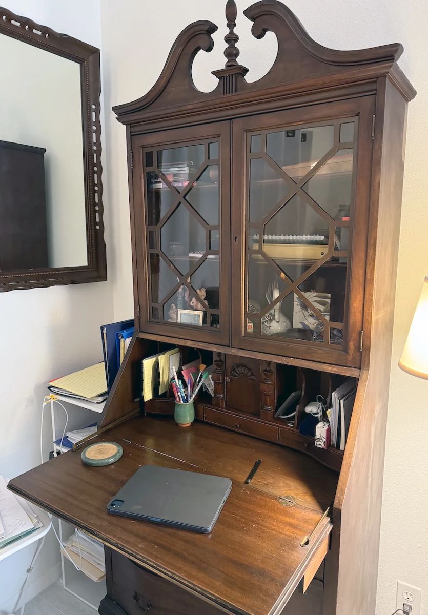 Honduran mahogany secretary