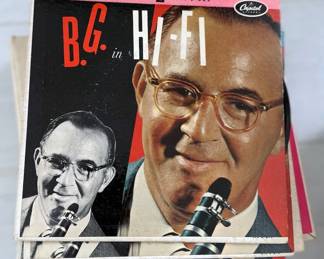 Albums/78s: The Doors, Cream, musicals, 1960s/70s funk + jazz