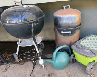 Weber grill and smoker