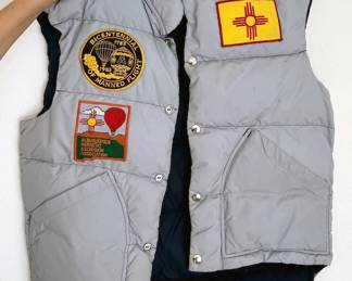 Abq Balloon Fiesta memorabilia: pilot’s vests/jackets, enamel pins, newspaper special sections, ballcaps, bumper stickers
