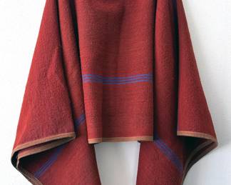 Wool poncho