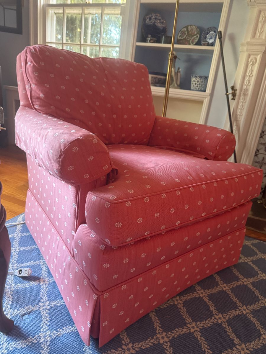 Two upholstered chairs, good condition