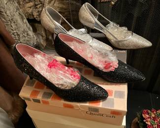 There are shoes here, too, including these high heels.