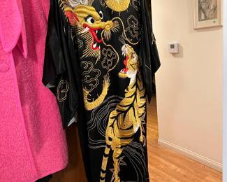 And this beautifully decorated robe could be yours.