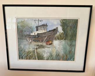 This boat is on a much smaller body of water, but it also could be yours.  By Sam Moore.