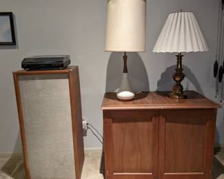 Turntable, Speaker Cabinet, and Record/Turntable Cabinet