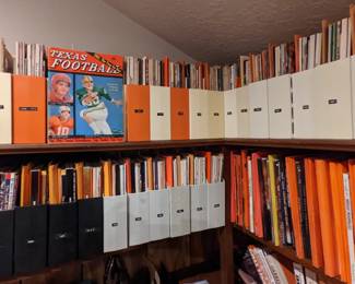 Texas Football Magazines and Longhorn Media Guides 1961 to 2017