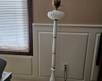 Vintage Milkglass Floor Lamp