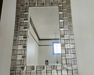 Large Silver Mirror 