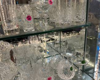 Vintage glassware, priced for liquidation