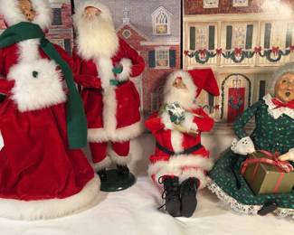 Byers Choice Carolers Santa Couples