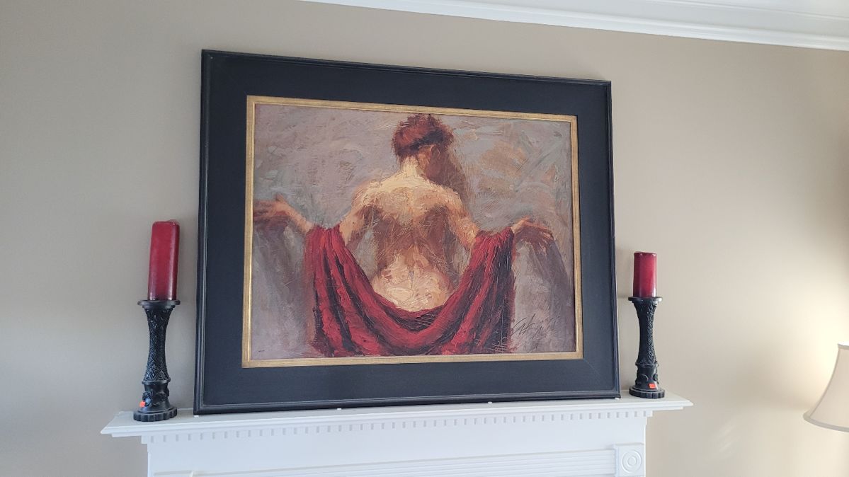 Henry Ascensio's Hand Embellished Limited Edition Canvas Giclee: entitled "Unveiling " absolutely gorgeous, beautifully framed work of fine art. Appraised at $5,000 for the "Unveiling" in 2007, comes complete with certificate of authenticity, and is appraised at $350 for the frame. Many pieces of fine art in this estate.