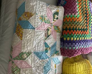 Beautiful Quilts, Afghans and More!!!