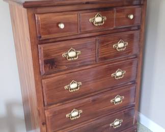 MCM 4 Poster Bed (has matching chest and mirrored dresser)