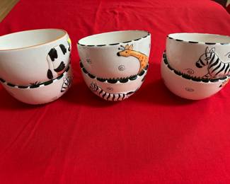 ZOO  ANIMAL DISHES