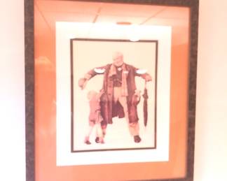 16 BY 18 NORMAN ROCKWELL ARTWORK