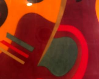 DETAIL OF TABLE TOP SIGNED BENJAMIN LE