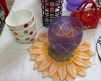 VASES AND OTHER DISHES