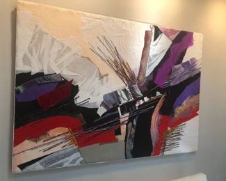 SMADER LIVNE TEXILE 47' by 71" ARTWORK