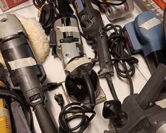 Assorted power tools