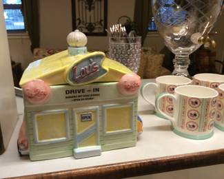 Mid century cookie jar