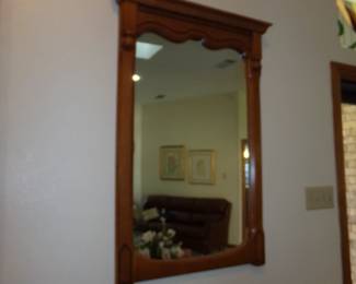 Wood Wall Mirror