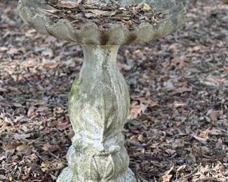 CONCRETE BIRD BATH