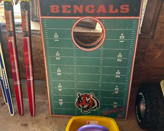 BENGALS CORN HOLE BOARDS
