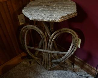 RUSTIC SIDE TABLE