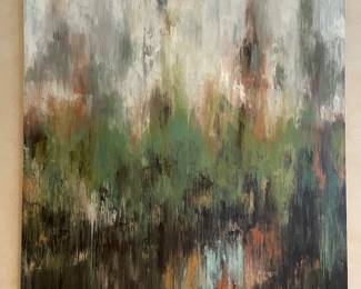 Large abstract painting