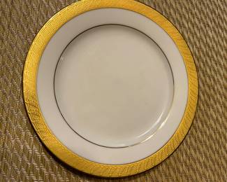 Set of china from the Centurion Collection, 9414 Pure Gold, 12 -4 piece place settings and coffee/tea pot