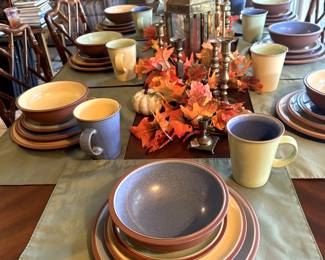 Set of Denby from England stoneware