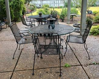 Meadowcraft tables & chairs