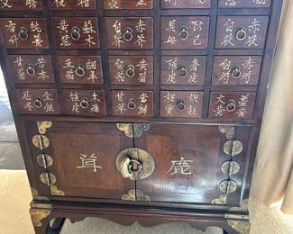 Asian apothecary chest