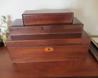 Wooden Boxes ...Antique Lap Desk