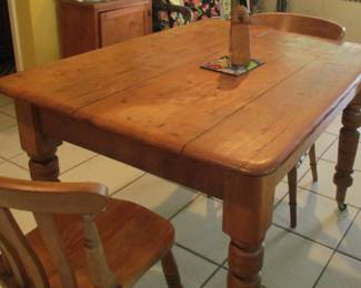 Antique Table & Chairs