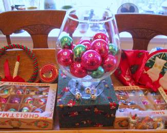 Shiny Brite ornaments