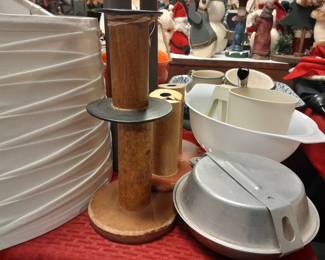 Wooden spools