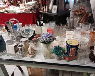 Vintage glassware