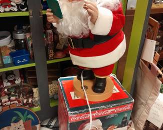 Santa that goes with the CocaCola display