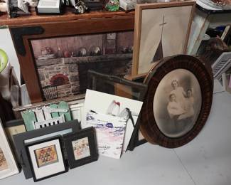 Art work, vintage frames