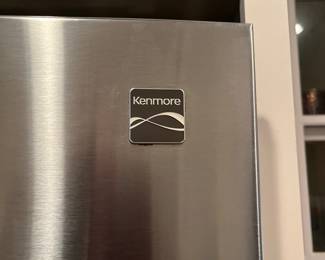 Stainless steel Kenmore fridge