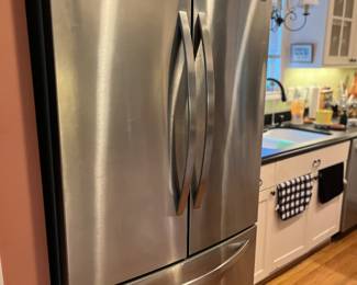 Stainless steel Kenmore fridge