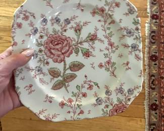 Johnson Brothers Rose Chintz China Set, England