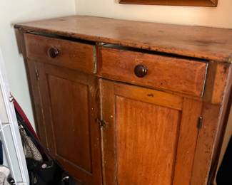 Antique Pine Buffet 