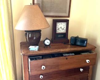Antique Pine 4 drawer bureau 