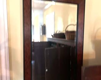 Classic Late 19th century Mahogany
Framed Ogee Mirror.