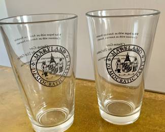 Maryland Democratic Party Glasses
